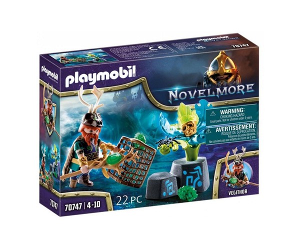 Playmobil Novelmore Vrăjitorul plantelor 14x19cm Playmobil Novelmore Vrăjitorul plantelor 14x19cm