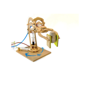 Brat robot hidraulic-Trusa din lemn-Modelare Leonardo DaVinci