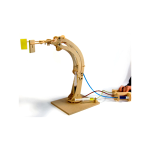Brat robot hidraulic-Trusa din lemn-Modelare Leonardo DaVinci