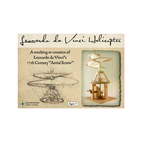 Elicopter-Leonardo Da Vinci-trusa din lemn