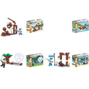 Blocuri de construcție Pirați Alleblox 96-103 piese