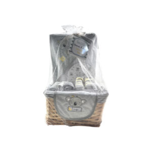 Set cadou nou nascut culoare gri