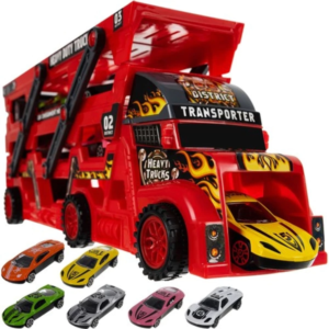 Set camion TIR cu 6 mașini