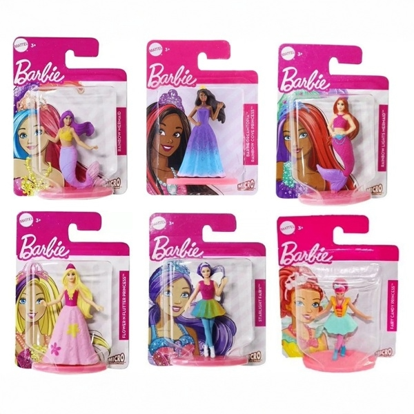 Minifigurine Barbie Mattel asortate Minifigurine Barbie Mattel asortate 8x11,5cm