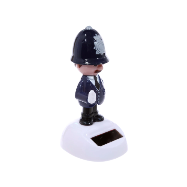 Păpușă solară de polițist britanic
