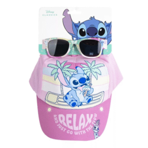 Disney Lilo și Stitch Relax set de ochelari de soare si sapcă de baseball