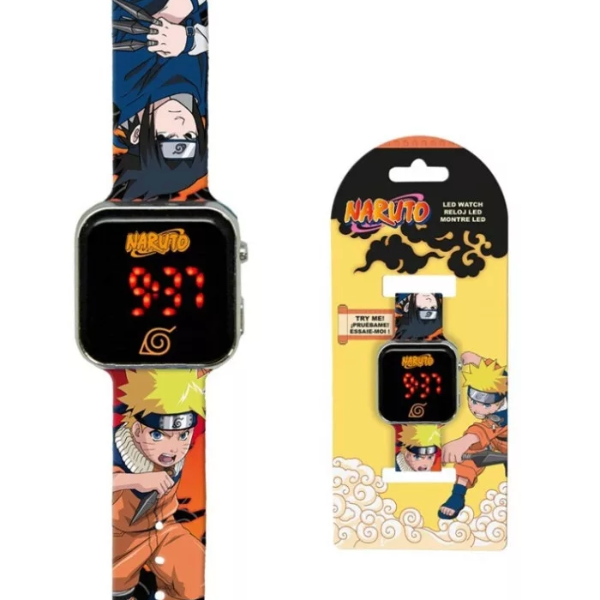 Ceas LED digital Naruto pentru copii