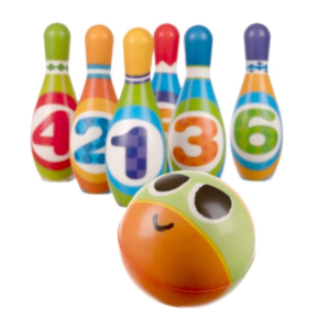Bowling multicolor pentru copii Kruzzel