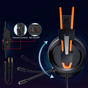 Casti Amazon Z11 Orange1