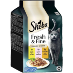Sos Sheba Fresh&Fine cu pui somon si curcan