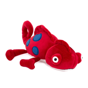 Cameleon Rosu Safari,30 cm