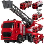 Set 6 masini autospeciale pompieri toate tipurile de autospeciale autospeciale