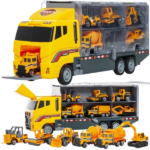 Set camion TIR cu 6 camioane santier