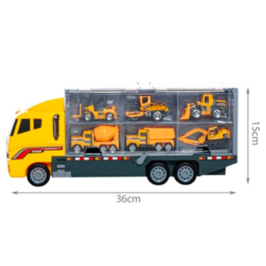 Set camion TIR cu 6 camioane santier