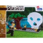 Set de constructie, Alleblox, 96 elemente, Pirati