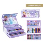 Set colorat pictura acuarele carioca creioane Frozen imagine organizare cutie