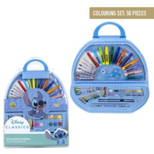 Set de colorat 50 piese Lilo si Stitch imagine organizator display