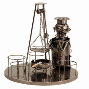 Suport metalic pentru sticle de bere tip grill pentru 6 sticle imagine accesorii